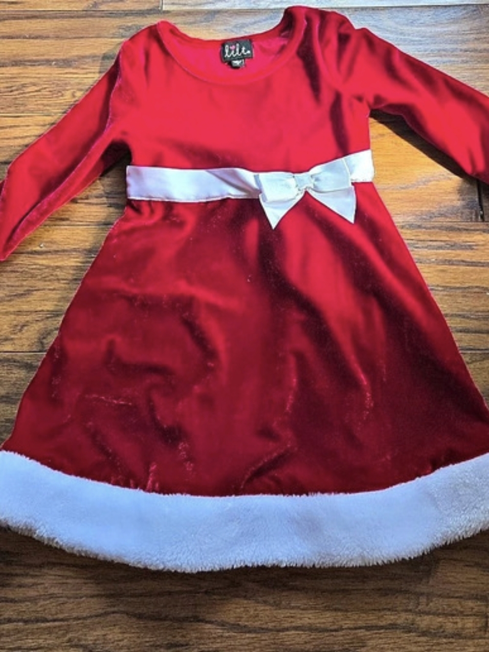 Lilt Red & White Santa Dress